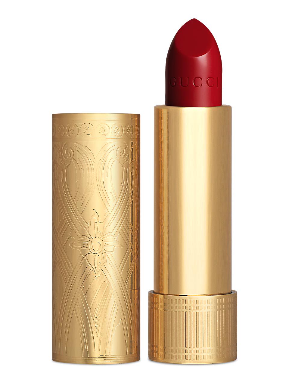 Gucci Rouge A Levres Satin Lipstick 25 Goldie Red