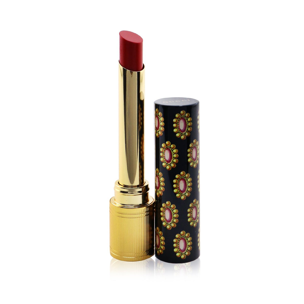 Gucci Rouge De Beaute Brillant Glow & Care Lipstick - 25 Goldie Red