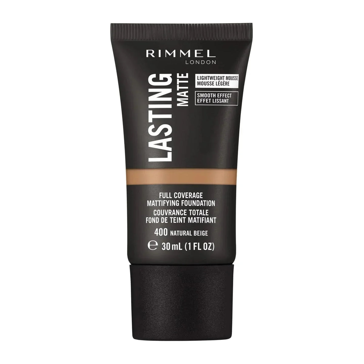 Rimmel Lasting Matte Foundation 400 Natural Beige 30ml
