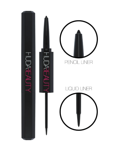 Huda Beauty Life Liner Double Ended Liquid & Pencil Eyeliner - Very Vanta
