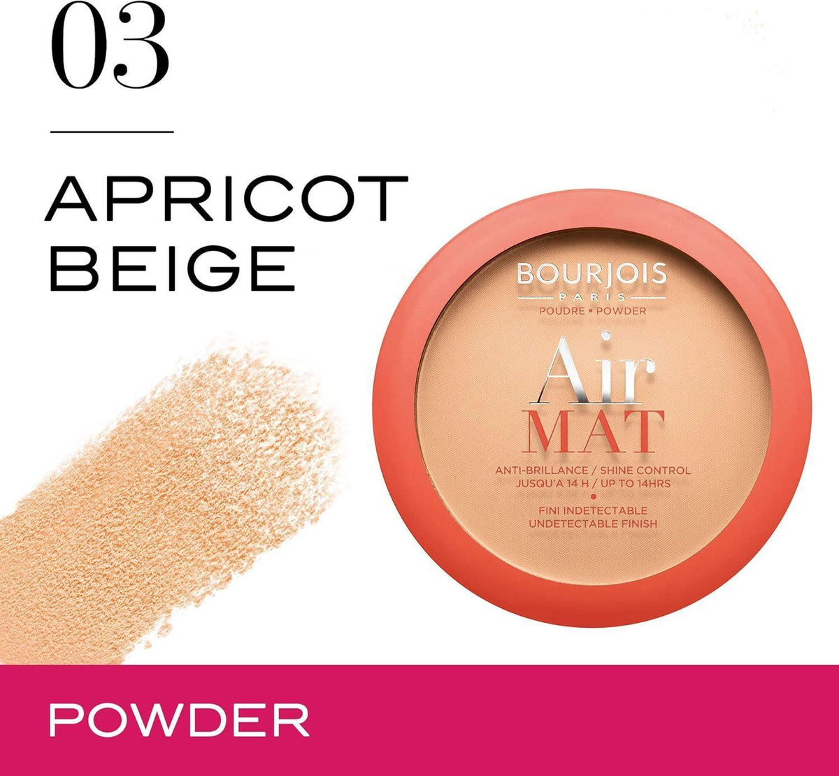 Bourjois Air Mat Compact Powder - 03 Apricot Beige