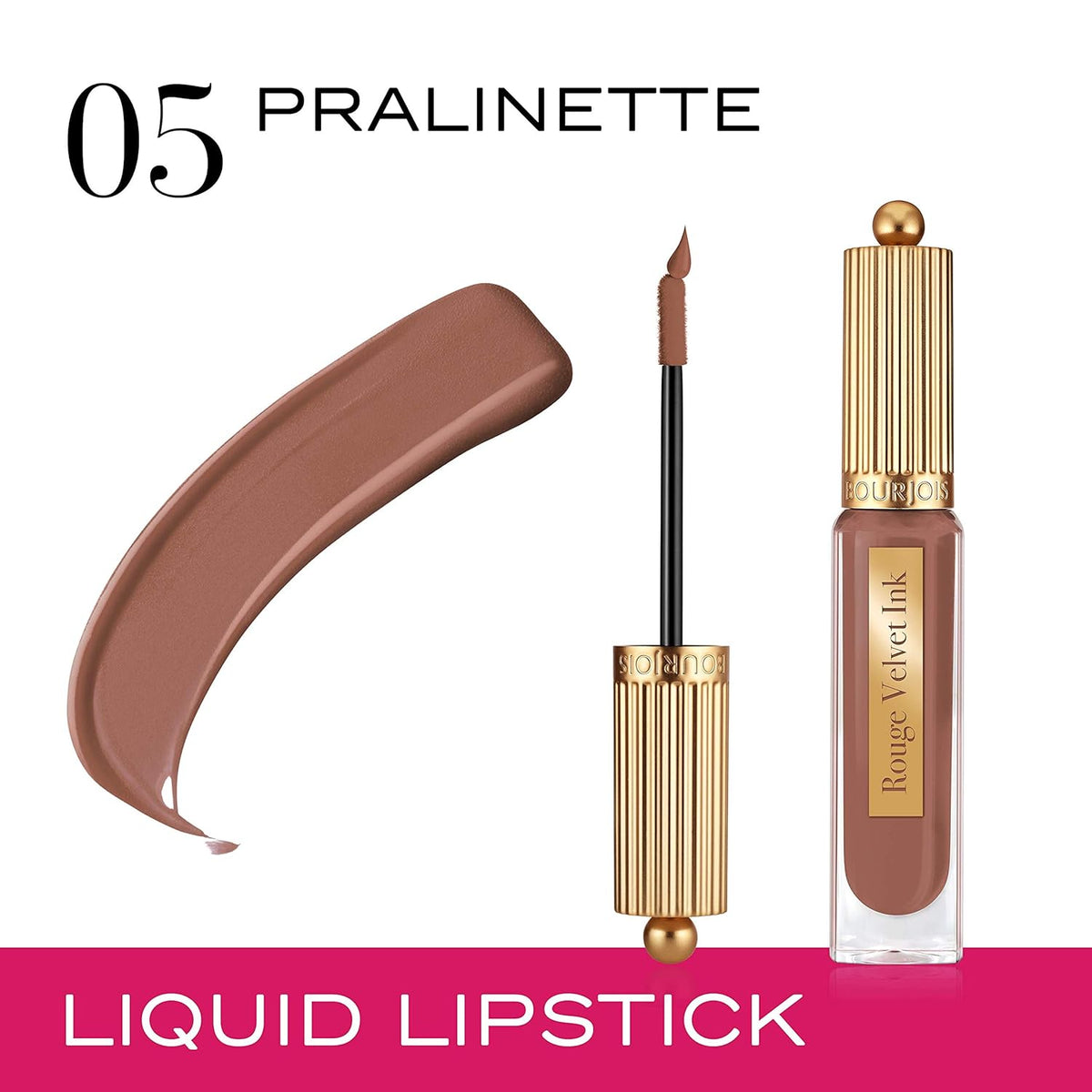 Bourjois - Rouge Velvet Ink Lipstick - 5 Pralinette