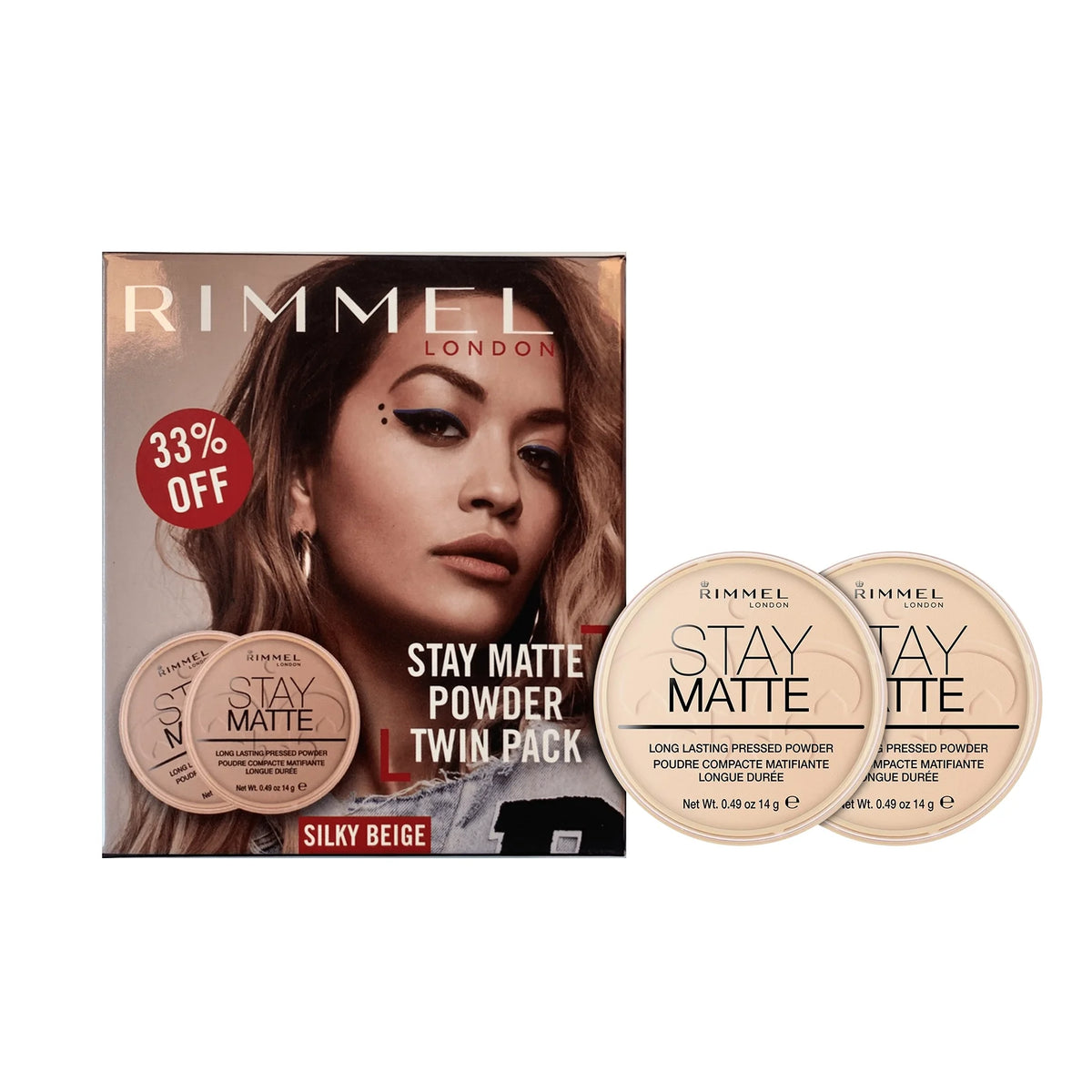 Rimmel London Stay Matte X2 Powder 005 Value Pack